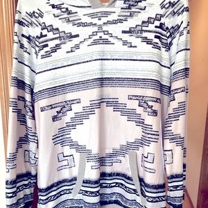 Women’s size large hoodie/geometric style